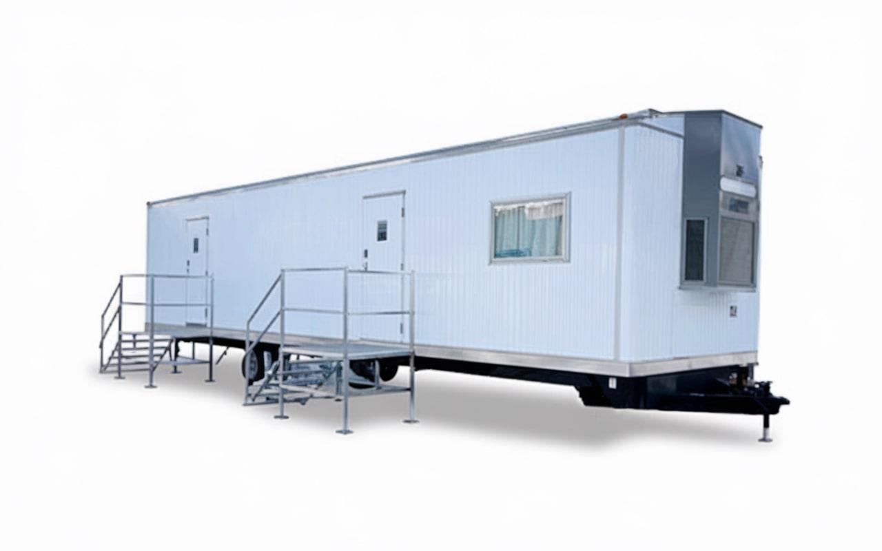 office trailers can be customized with features like restrooms, furniture, and technology to meet specific business requirements